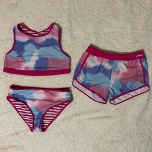 3 piece reversible swim set